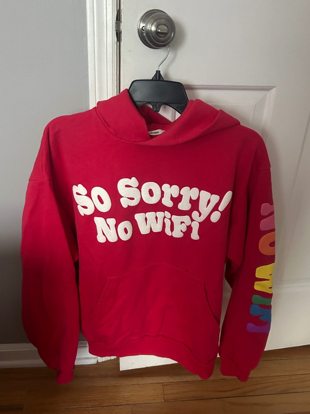 Madhappy So Sorry No Wifi - Red - size small